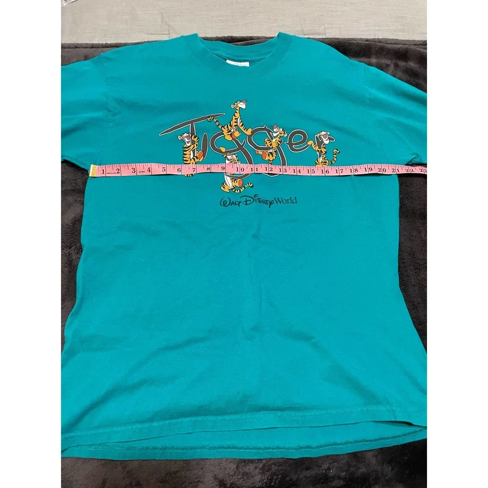 Vintage Walt Disney World Tigger Teal Shirt Medium - Picture 6 of 9